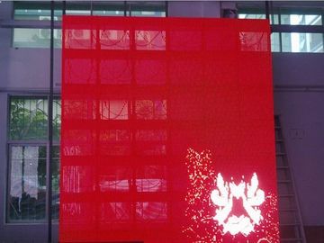 П20 на открытом воздухе прозрачный видео- стеклянный экран для клубов, украшение СИД экрана 1Р1Г1Б