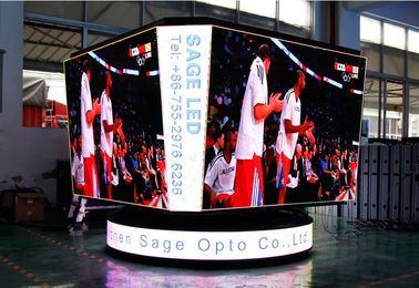 Экран СИД определения тангажа экранов П8мм СИД стадиона куба баскетбола высокий